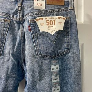 Levi’s original fit 501 skinny
